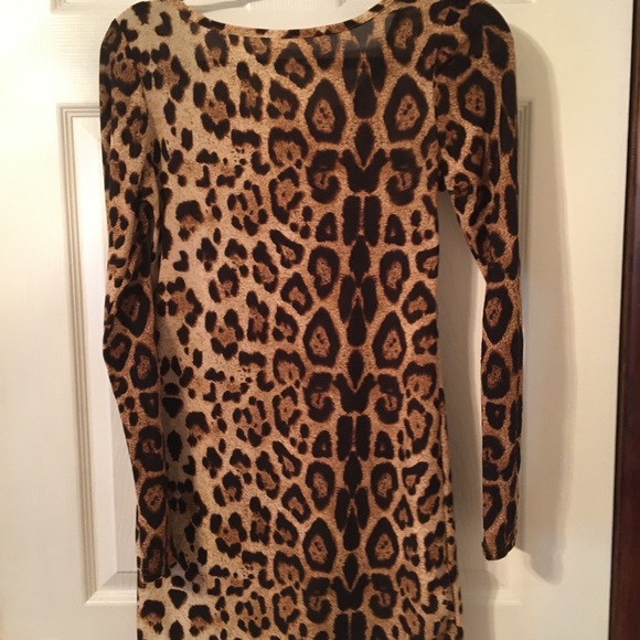 Unbranded Tops - Leopard Print Long Sleeve Top